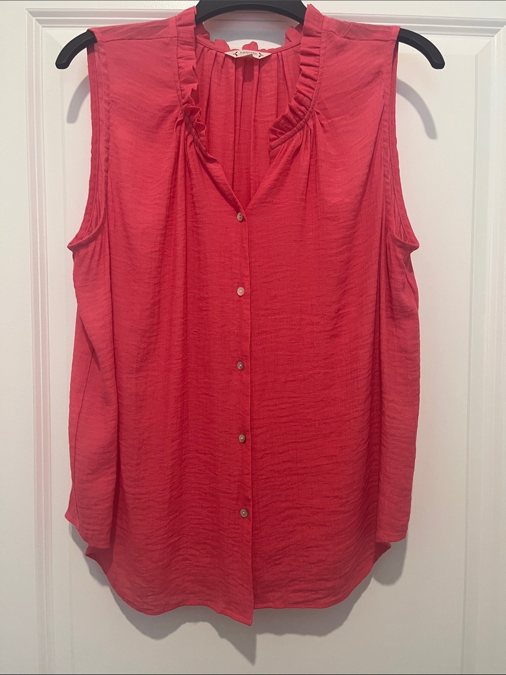Pink sleeveless blouse by Nanette Lepore